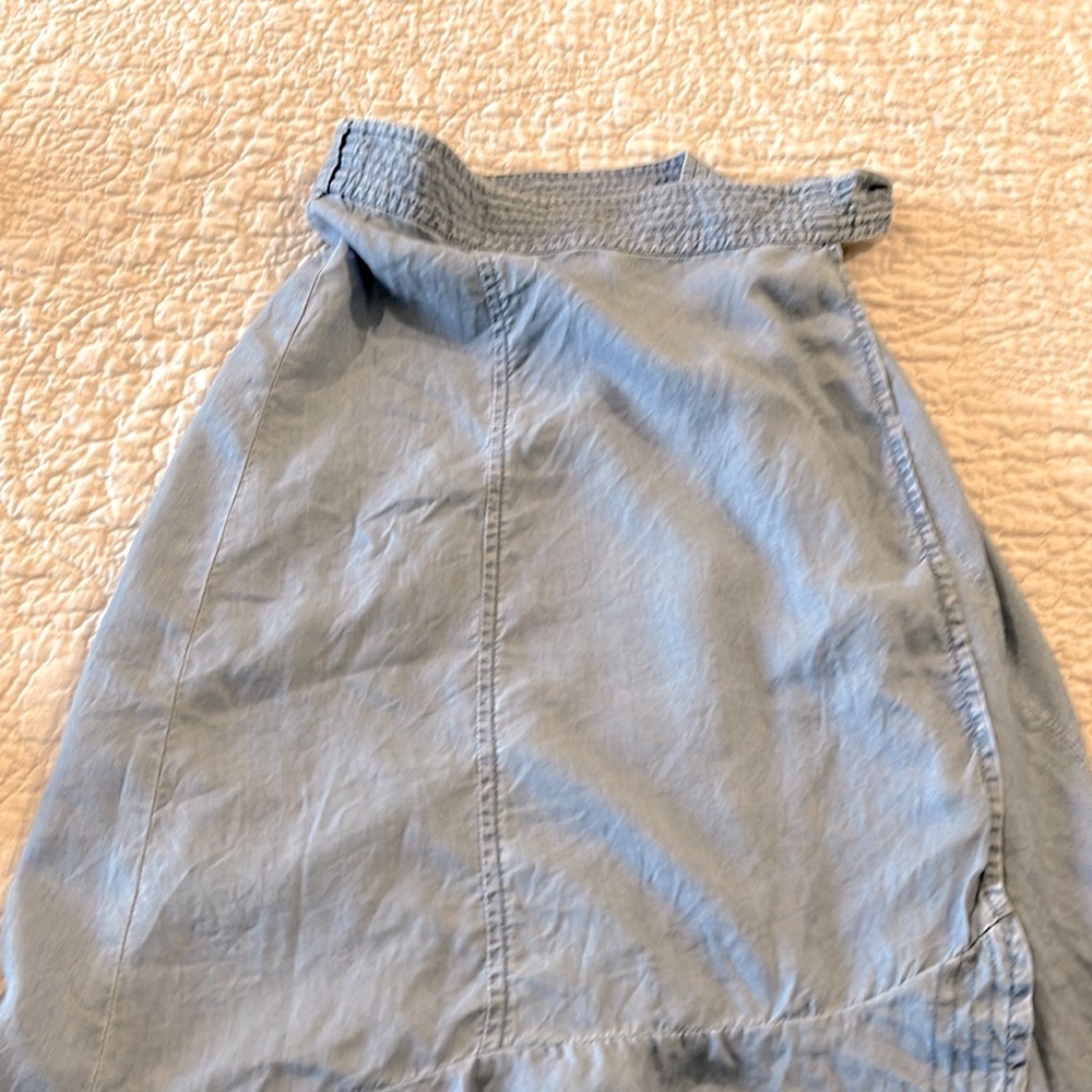 Intermix great assimetrical jean skirt size M